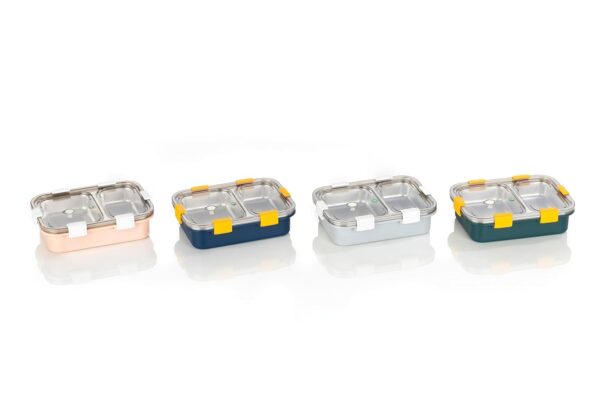 2 COMPARTMENT LUNCH BOX Green - Image 5