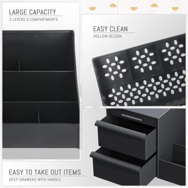 NEW COSMETIC BOX BLACK - Image 2