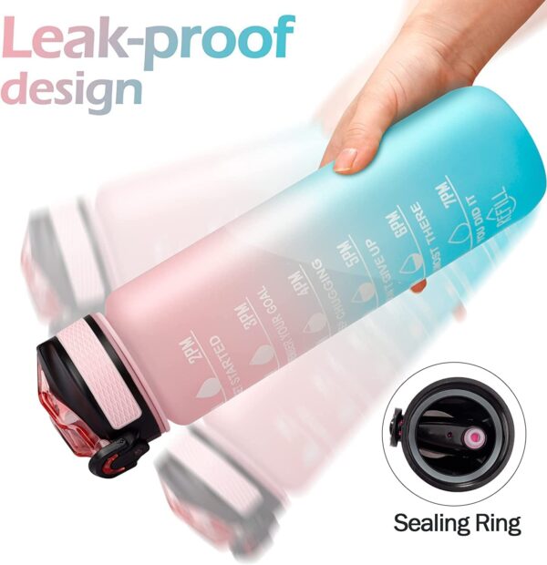 Motivational Water Bottle 1 LT - Image 2