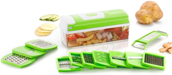 12-in-1 Vegetable Chopper & Grater Set