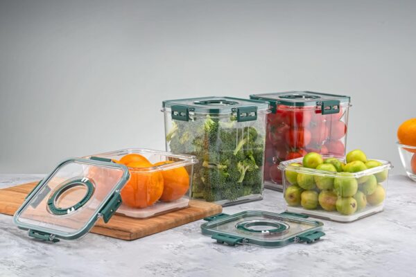 TIME KEEPING CONTAINER 2100 ML (pack of 4) GREEN - Image 2