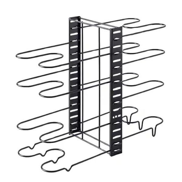 Adjustable Heavy-Duty Pot and Pan Organizer Rack - Image 2