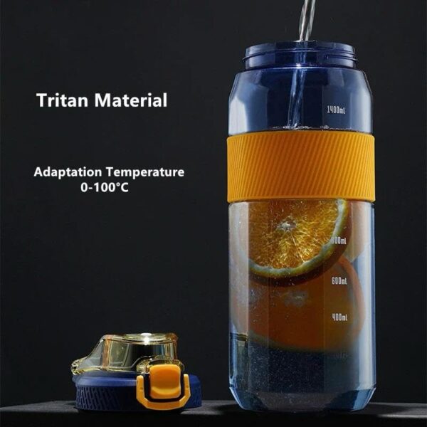 Sports Water Bottle with Straw and Fruit Infuser - Image 3
