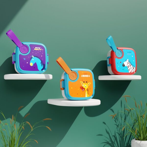 Kids Zebra Bento Lunch Box Set - Image 5