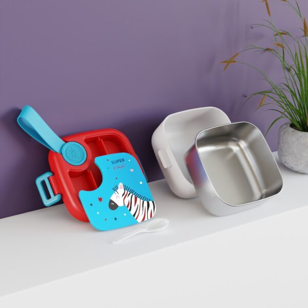Kids Zebra Bento Lunch Box Set - Image 2