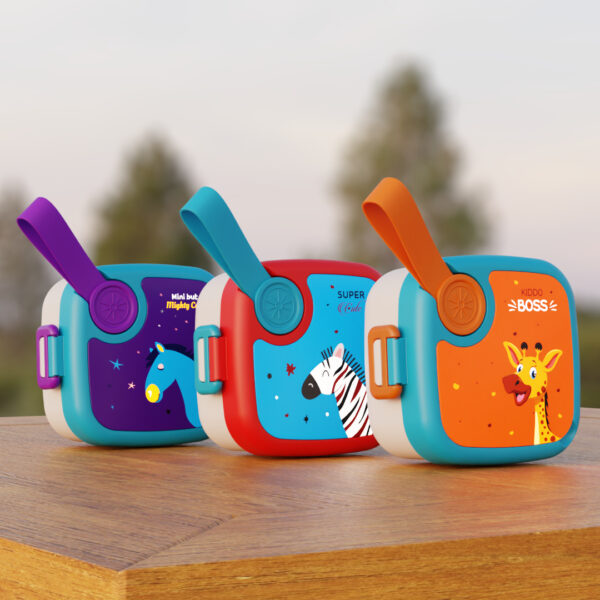 Kids Zebra Bento Lunch Box Set - Image 4