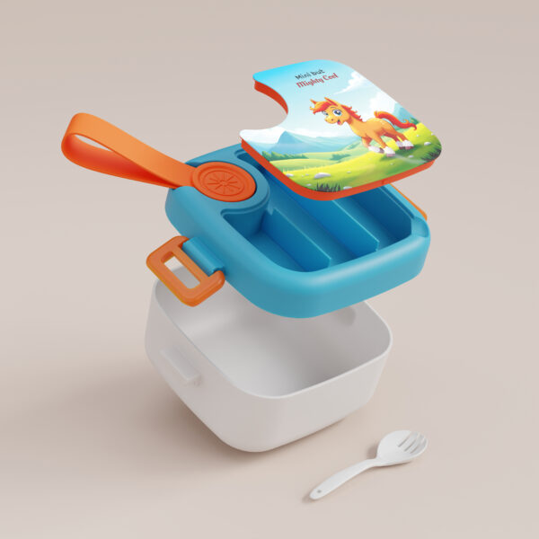 Kids Plastic Horse Bento Lunch Box set