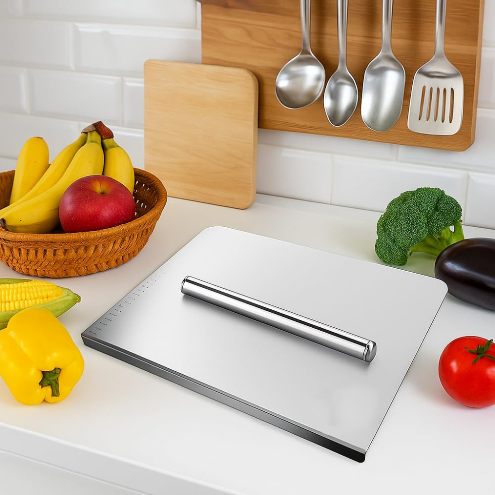 Stainless Steel Countertop Board – 60 x 45 cm