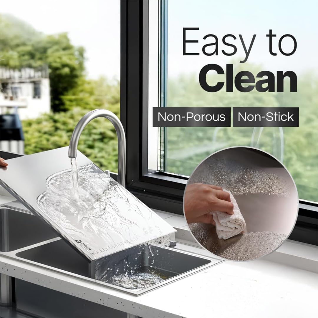 Stainless Steel Countertop Board – 60 x 45 cm - Image 4