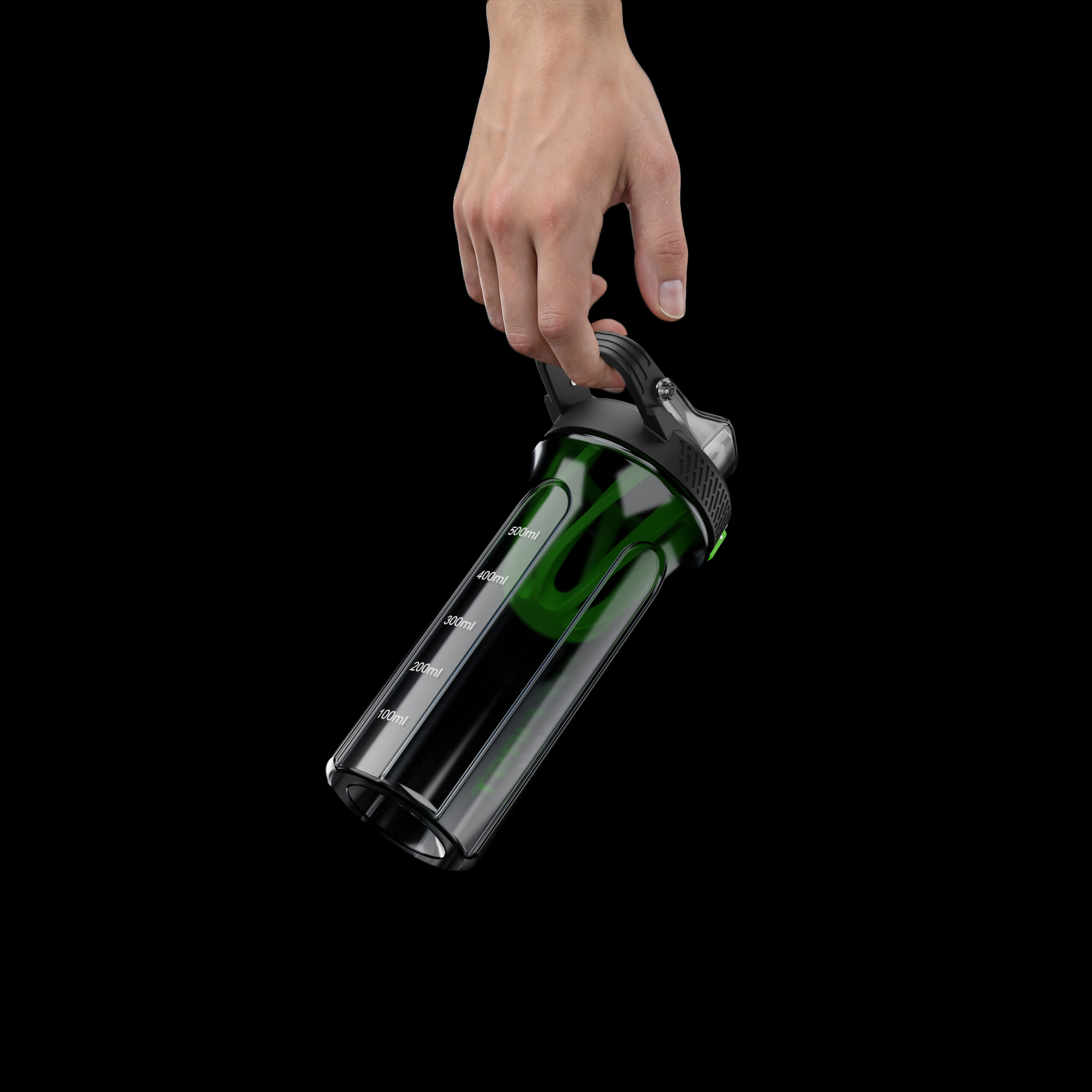 Fit First Sports Shaker Bottle-Green - Image 6