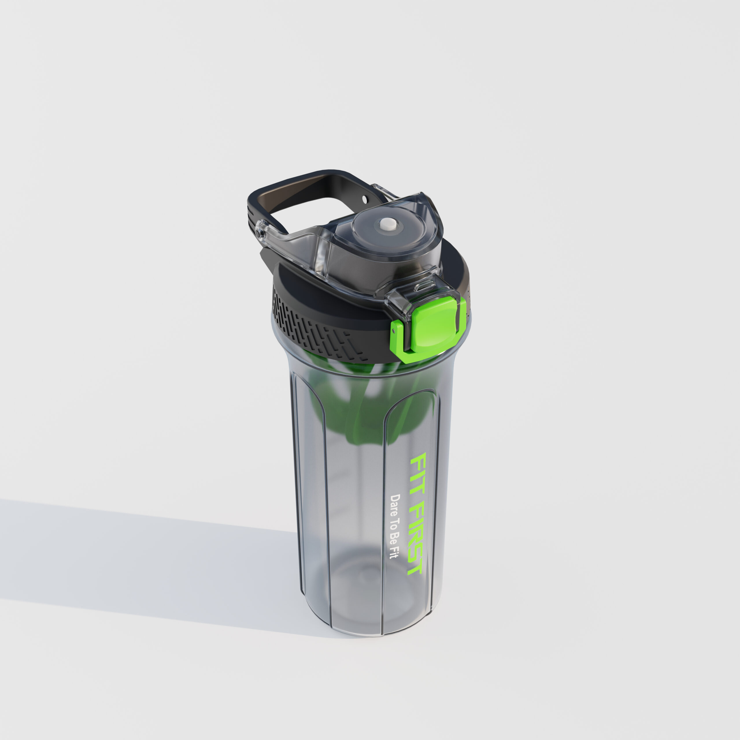 Fit First Sports Shaker Bottle-Green - Image 4