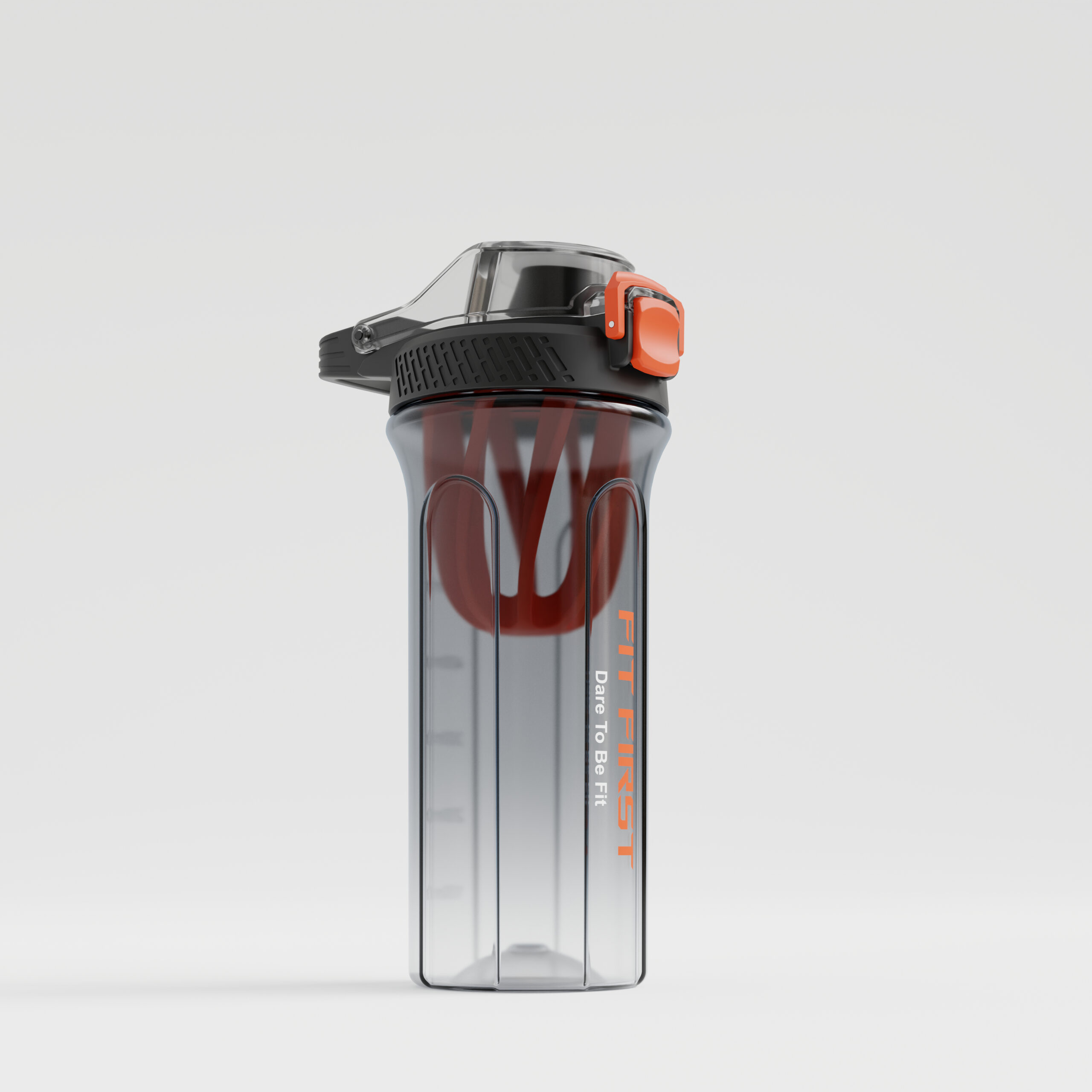 Fit First Sports Shaker Bottle-Orange