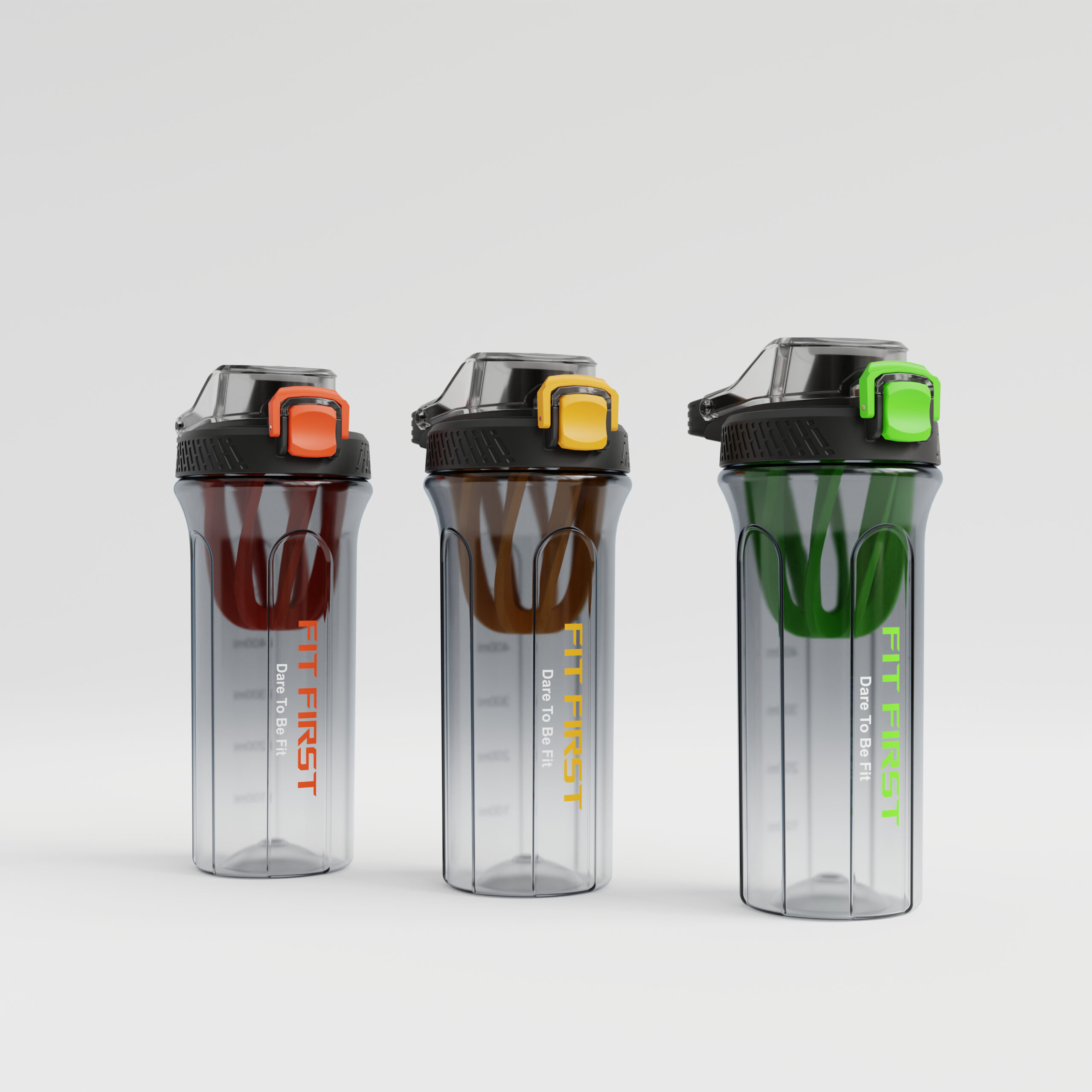 Fit First Sports Shaker Bottle-Yellow - Image 5