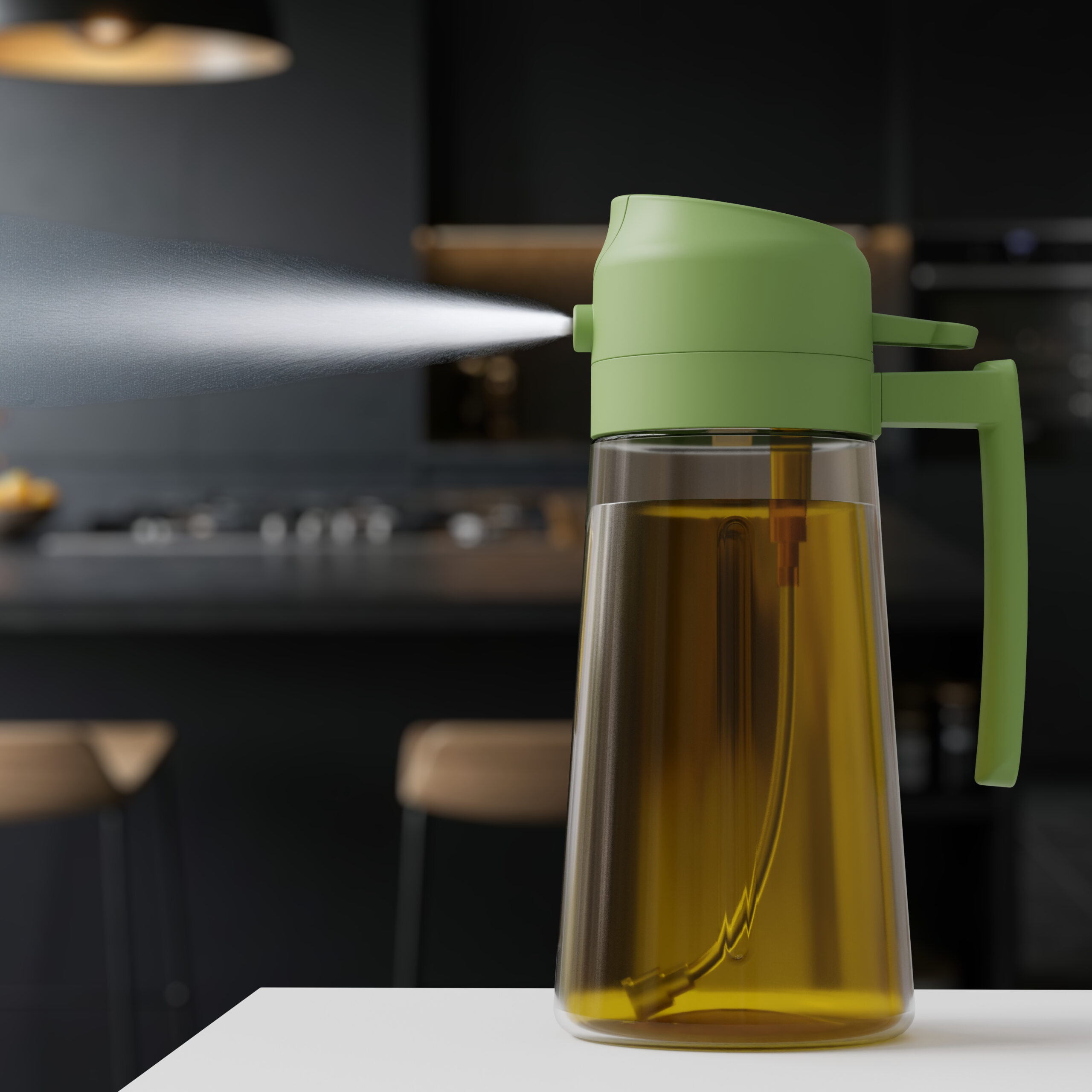 2-in-1 Oil Dispenser-Green - Image 4