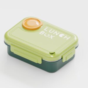 3 Compartment Kids Lunch Box-Green