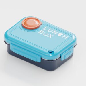 3 Compartment Kids Lunch Box-Blue